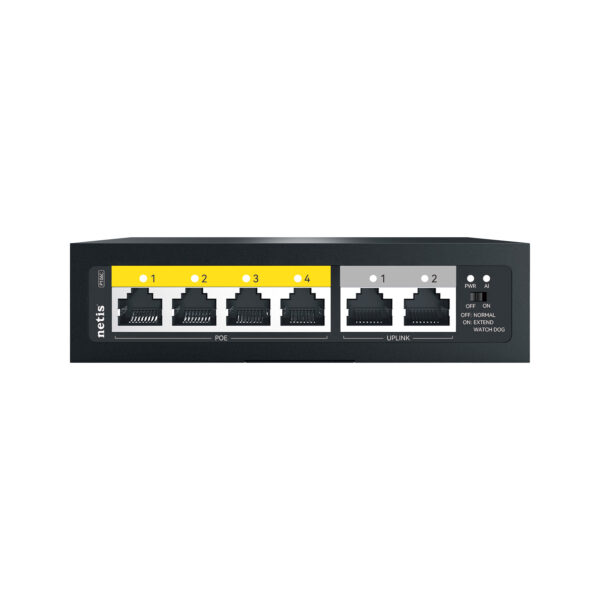 NETIS 6 Ports Fast Ethernet POE Switch P106C