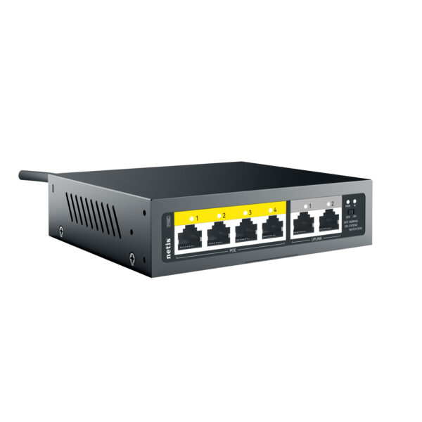 NETIS 6 Ports Fast Ethernet POE Switch P106C - Image 3