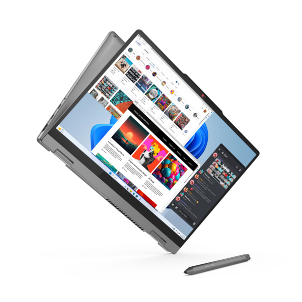 LENOVO IP5 2IN1 14IRU9 CORE 7 150U/16GB LPDDR5/512GB SSD/14" WUXGA OLED TOUCH/STYLUS PEN/WIN11H/LUNA GREY/EA 83DT006TAX - Image 6
