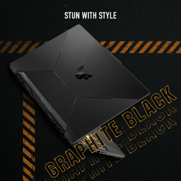 ASUS TUF FX506HF I5 11400H/8GB DDR4/512GB SSD/RTX2050 4GB/15.6"FHD/WIN11H/GRAPHITE BLK/EA 90NR0HB4-M001D0 - Image 2