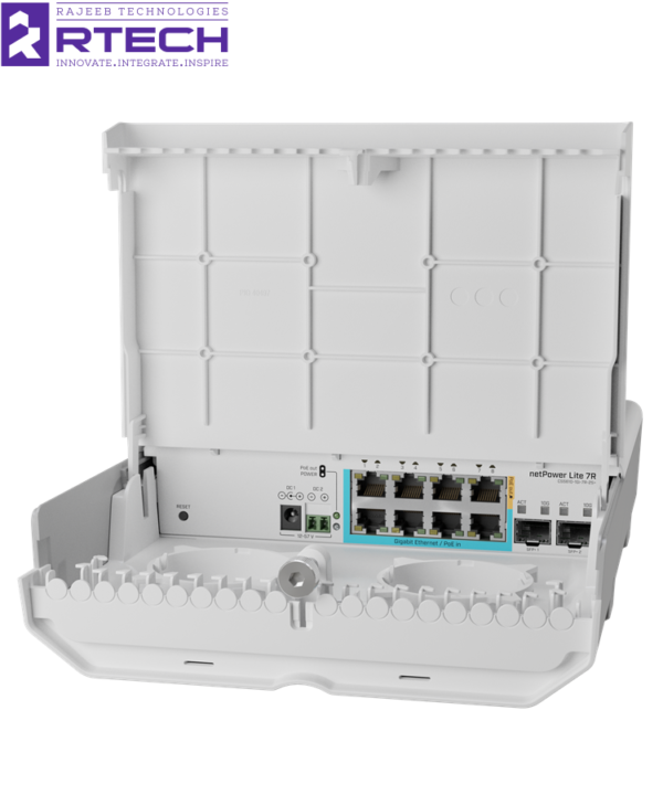 Mikrotik CSS610-1Gi-7R-2S+OUT netPower Lite 7R Switch - Image 2