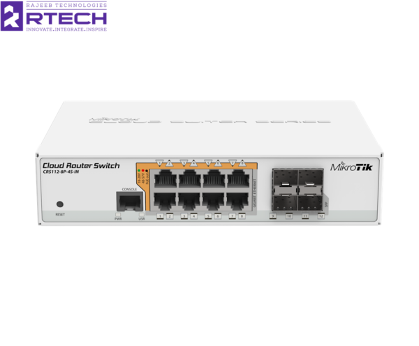 Mikrotik CRS112-8P-4S-IN  Switch