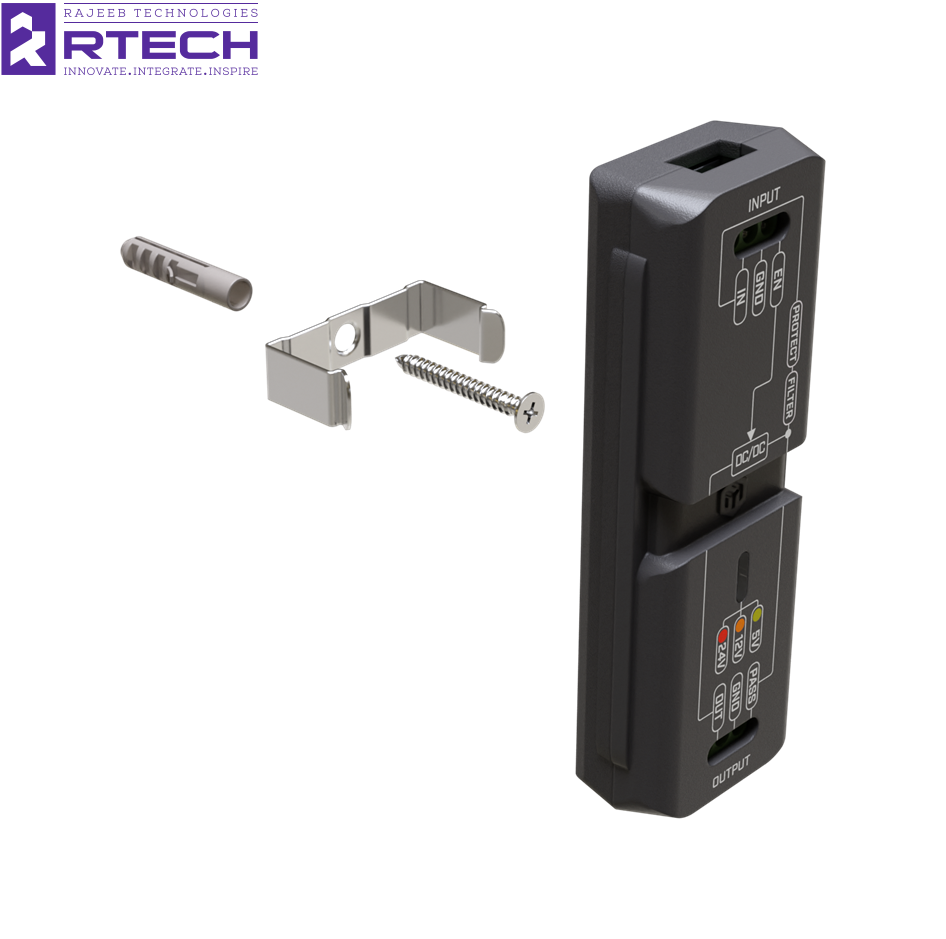 MikroTik APA-1 – 1U Rackmount Adapter for Desktop MikroTik Devices - Image 2