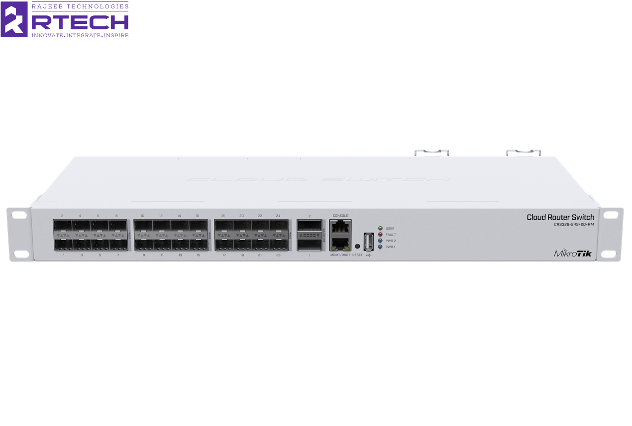 Mikrotik CRS326-24S+2Q+RM Switch