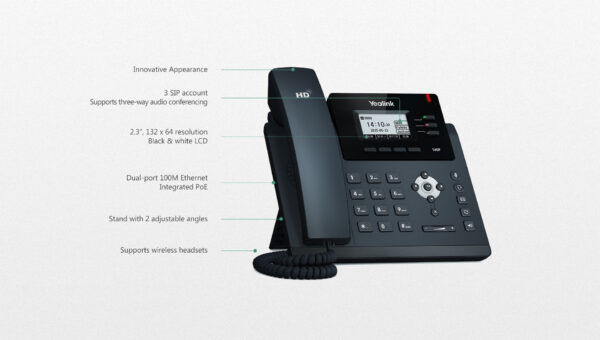 Yealink SIP-T40P IP phone 3 Line - Image 2