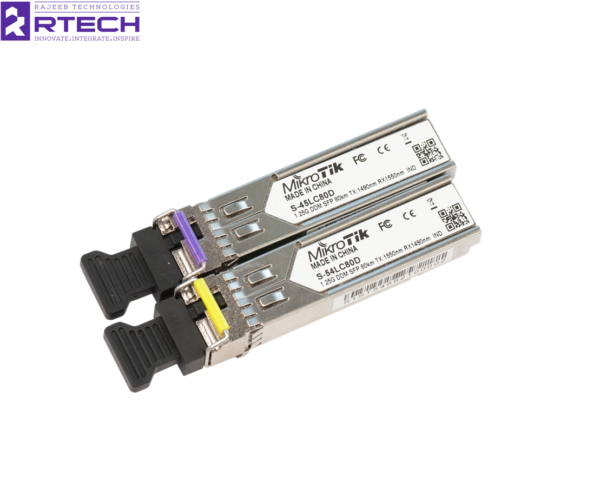 Mikrotik S-4554LC80D SFP 1.25G 80KM Pair