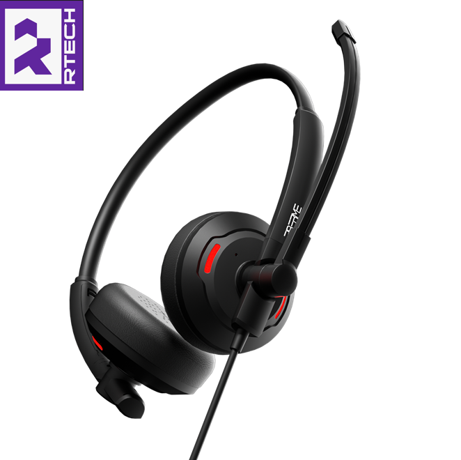 FIBERME FCH7110D Duo - USB Headset with Dual Mic ENC - AI Noise Cancellation - Image 4