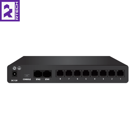FIBERME FAG3108 FXS Gateway- 8 FXS Ports. Dual Ethernet Ports- Enhanced Voice and Fax Processing - Image 2