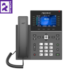 FIBERME FAP2760 Enterprise IP Phone – 20 SIP Accounts, 4.3″ Color Screen, Dual Gigabit Ports with PoE