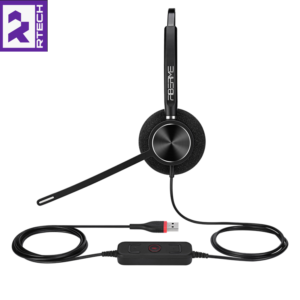 FIBERME FCH7201 Mono USB Headset with Noise Cancellation