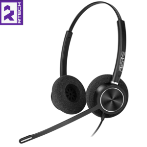 FIBERME FCH7201D Duo USB Headset with Noise Cancellation