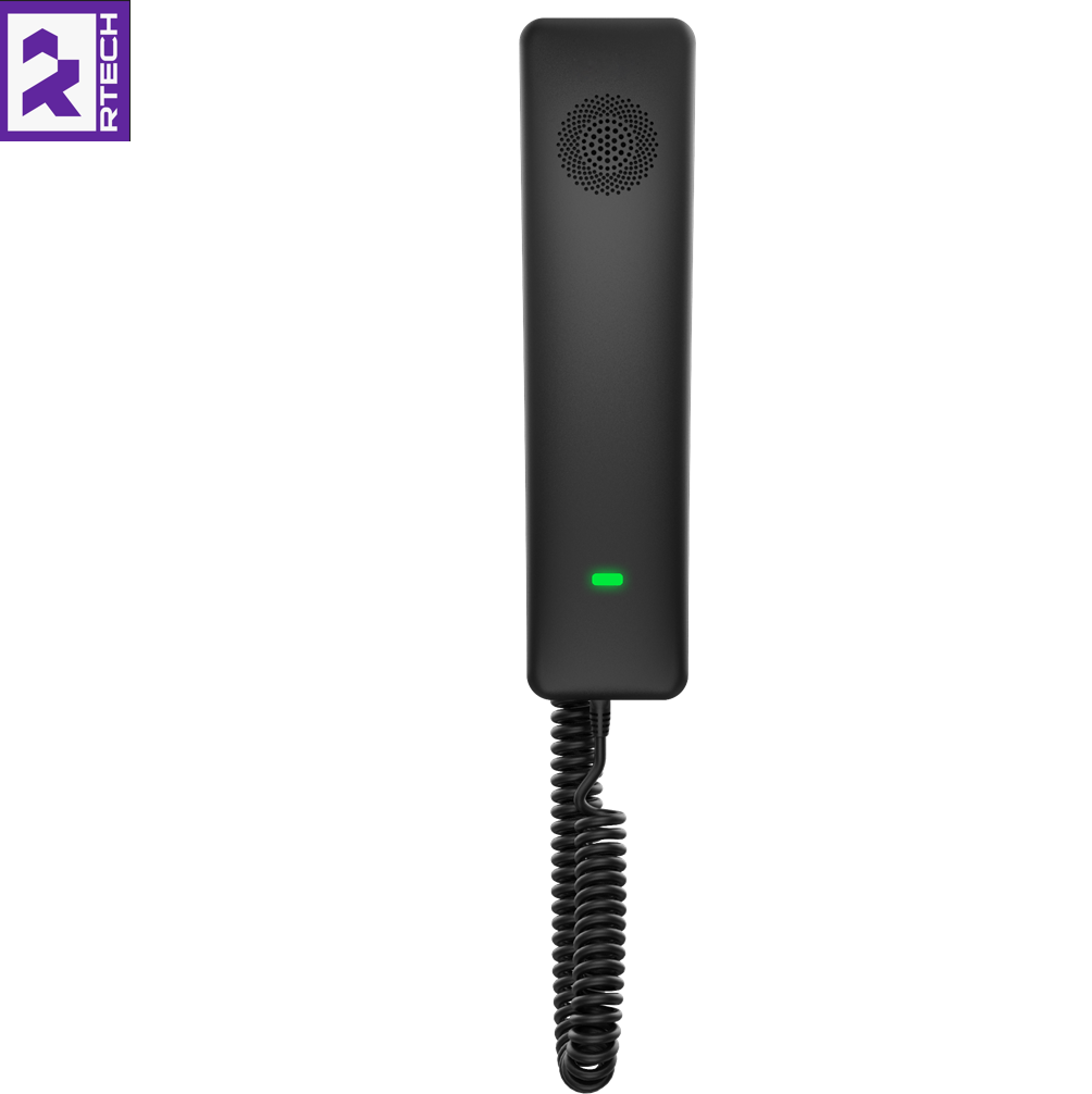 FIBERME FHP701 Compact IP Phone – 2 SIP – Black Color – Desktop / Wall Mount – Single 10/100 Ethernet Port - Image 3