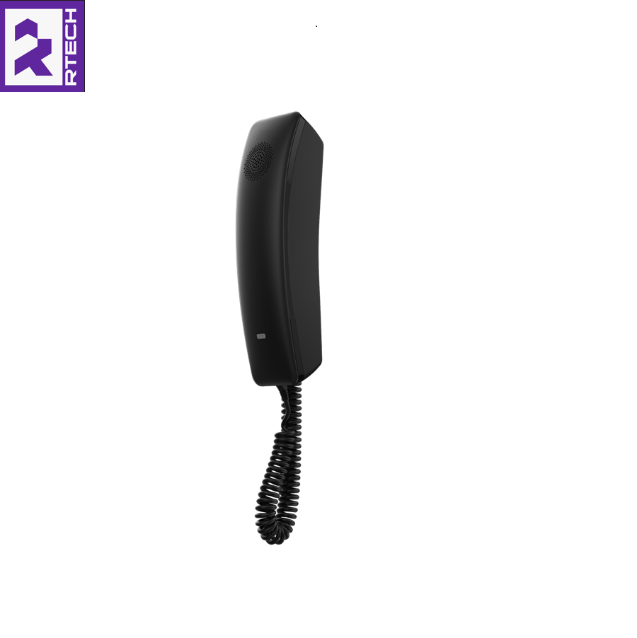 FIBERME FHP701 Compact IP Phone – 2 SIP – Black Color – Desktop / Wall Mount – Single 10/100 Ethernet Port - Image 4