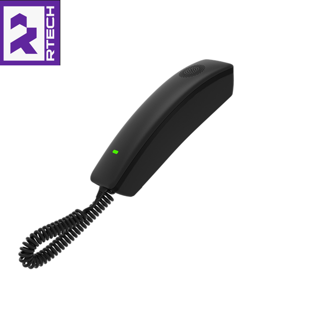 FIBERME FHP701 Compact IP Phone – 2 SIP – Black Color – Desktop / Wall Mount – Single 10/100 Ethernet Port - Image 8