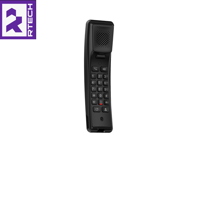 FIBERME FHP701 Compact IP Phone – 2 SIP – Black Color – Desktop / Wall Mount – Single 10/100 Ethernet Port - Image 11