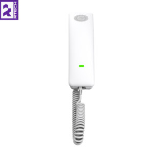 FIBERME FHP702 Compact IP Phone – 2 SIP – White Color – Desktop / Wall Mount – Single 10/100 Ethernet Port