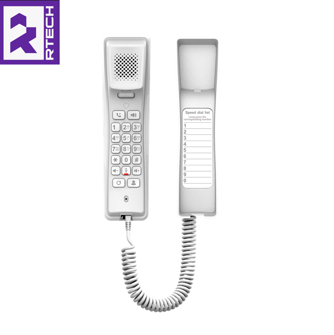 FIBERME FHP702 Compact IP Phone – 2 SIP – White Color – Desktop / Wall Mount – Single 10/100 Ethernet Port - Image 13
